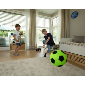 myminigolf Fußball Kick & Stick, (Set, 4), 21 cm Durchmesser, mit 2 selbstklebenden Klett-Tellern als Torwand Einheitsgröße grün Kinder Spielbälle Wurfspiele Outdoor-Spielzeug