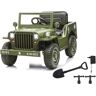 Elektro-Kinderauto JAMARA "Ride-on Jeep Willys MB Army grün" Elektro-Kinderfahrzeuge grün Kinder Elektrofahrzeuge