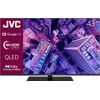 F (A bis G) JVC QLED-Fernseher LT-43VGQ8255 Fernseher schwarz LED Fernseher