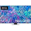 E (A bis G) SAMSUNG QLED-Fernseher 85 Neo QLED 4K QN85B (2022) Fernseher silberfarben LED Fernseher