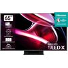 G (A bis G) HISENSE Mini-LED-Fernseher 65UXKQ Fernseher grau (anthrazit) 4k Fernseher