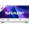 F (A bis G) SHARP LED-Fernseher 4T-C55FNx Fernseher schwarz LED Fernseher