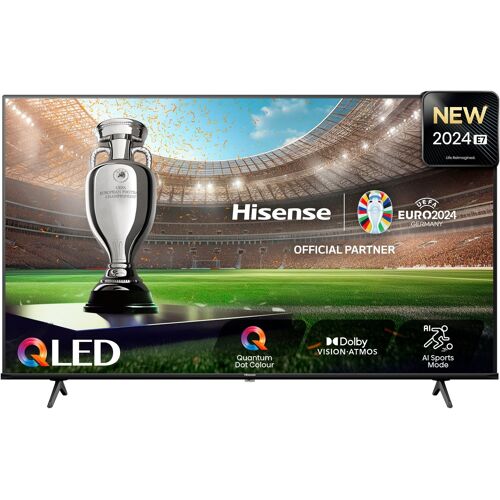 E (A bis G) HISENSE QLED-Fernseher "55E77NQ" Fernseher schwarz LED Fernseher