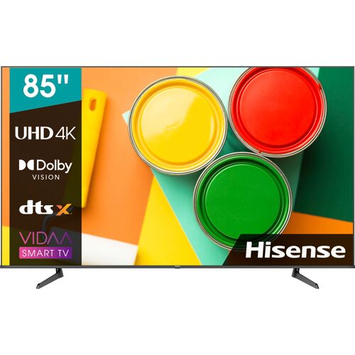 G (A bis G) HISENSE LED-Fernseher "85A6EG" Fernseher schwarz LED Fernseher