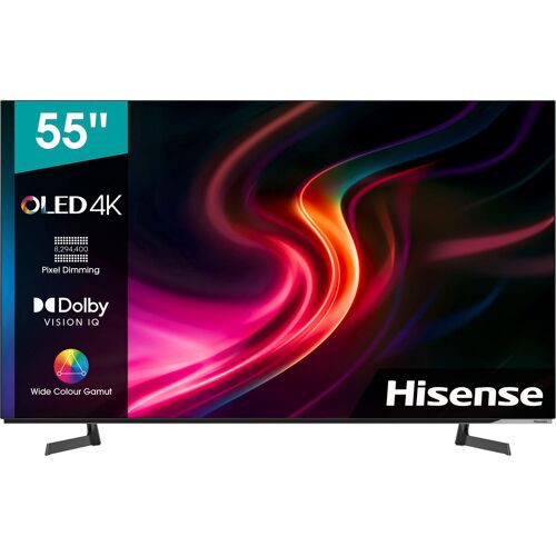 G (A bis G) HISENSE OLED-Fernseher "55A8G" Fernseher schwarz LED Fernseher