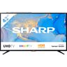 G (A bis G) SHARP LED-Fernseher "4T-C43BJx" Fernseher schwarz LED Fernseher