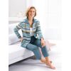 Hausanzug HAJO Gr. 44/46, grün (jade) Damen Homewear-Sets Hausanzüge