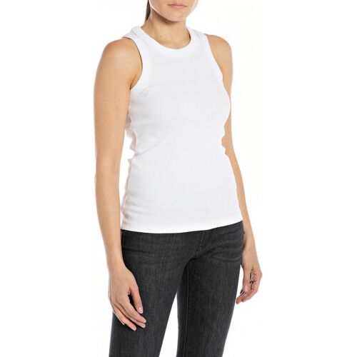 Tanktop REPLAY Gr. S, weiß (white) Damen Tops Tanktops