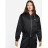 Blouson NIKE SPORTSWEAR "Air Women's Bomber Jacket" Gr. S (36/38), schwarz-weiß (black, black, white) Damen Jacken Sportjacken