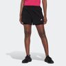 Shorts ADIDAS PERFORMANCE "W MIN 2IN1 SHO" Gr. S, N-Gr, schwarz-weiß (black, white) Damen Hosen Sport Shorts