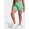 Shorts ADIDAS PERFORMANCE "W MIN 2IN1 SHO" Gr. L, N-Gr, grün (preloved green) Damen Hosen Sport Shorts