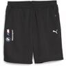 Sporthose PUMA "BMW M Motorsport ESS Fleece-Shorts Herren" Gr. S, Normalgrößen, schwarz (black) Herren Hosen