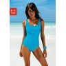 Badeanzug LASCANA Gr. 44 (44), Cup D, blau (türkis) Damen Badeanzüge Ocean Blue Bestseller