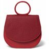 Schultertasche GRETCHEN "Ebony Mini Loop Bag" Gr. B/H/T: 25 cm x 17 cm x 19 cm, rot (rot, rot) Damen Taschen Handtaschen aus italienischem Kalbsleder