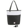 Shopper KANGAROOS Gr. B/H/T: 43 cm x 37 cm x 16 cm, grau (weiß, grau) Damen Taschen Handtaschen mit Reißverschluss-Rückfach
