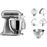 KITCHENAID Küchenmaschine "5KSM175PSECU CONTOUR SILVER" Küchenmaschinen silberfarben Küchenmaschinen