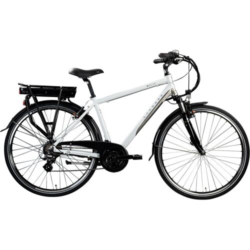 Zündapp E-Bike ZÜNDAPP "Z802 Herren" E-Bikes 48 cm, 28 Zoll (71,12 cm), weiß Elektro-Trekkingräder