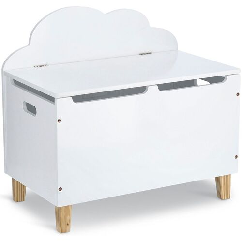 Spielzeugtruhe ZELLER PRESENT "Wolke" Aufbewahrungsboxen Gr. B/H/T: 60 cm x 56 cm x 34,5 cm, weiß Baby Aufbewahrungsboxen