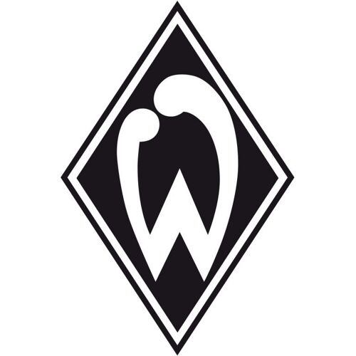 Wall-Art Wandtattoo WALL-ART „Fußball Werder Bremen Logo“ Wandtattoos Gr. B/H/T: 80 cm x 120 cm x 0,1 cm, schwarz Wandtattoos Wandsticker