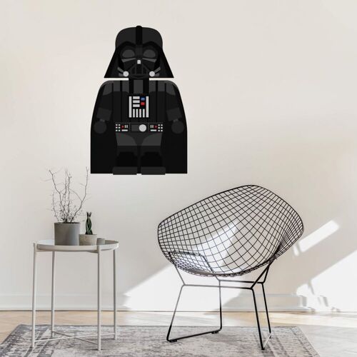 Wall-Art Wandtattoo WALL-ART „Spielfigur Darth Vader StarWars“ Wandtattoos Gr. B/H/T: 52 cm x 80 cm x 0,1 cm, bunt Wandtattoos Wandsticker