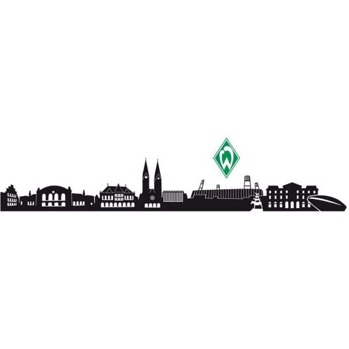 Wall-Art Wandtattoo WALL-ART „Fußball Werder Bremen Logo“ Wandtattoos Gr. B/H/T: 200 cm x 31 cm x 0,1 cm, bunt Wandtattoos Wandsticker