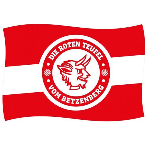 Wall-Art Wandtattoo WALL-ART „1.FC Kaiserslautern Fahne“ Wandtattoos Gr. B/H/T: 80 cm x 55 cm x 0,1 cm, rot Wandtattoos Wandsticker