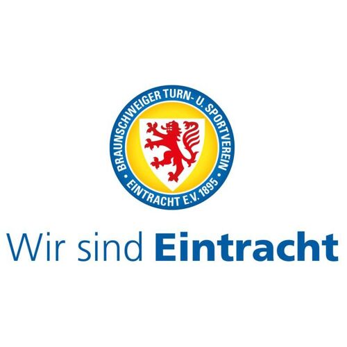 Wall-Art Wandtattoo WALL-ART „Wir sind Eintracht Braunschweig“ Wandtattoos Gr. B/H/T: 110 cm x 59 cm x 0,1 cm, bunt (mehrfarbig) Wandtattoos Wandsticker