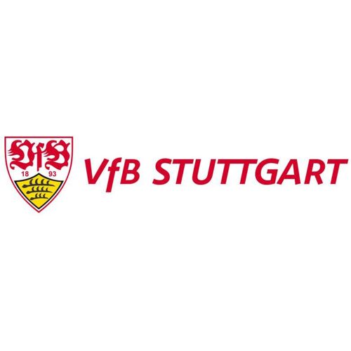 Wall-Art Wandtattoo WALL-ART „Fußball VfB Stuttgart Logo“ Wandtattoos Gr. B/H/T: 180 cm x 42 cm x 0,1 cm, rot Wandtattoos Wandsticker