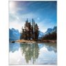 Poster WALL-ART "Jasper Nationalpark Kanada" Bilder Gr. B/H/T: 100 cm x 120 cm x 0,1 cm, Kanada, 1 St., bunt Poster