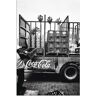 Wandbild ARTLAND "CocaCola-LKW in El Jadida - Marokko" Bilder Gr. B/H: 40 cm x 60 cm, Alu-Dibond-Druck Auto Hochformat, 1 St., schwarz Kunstdrucke