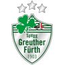 Wandtattoo WALL-ART "SpVgg Greuther Fürth Logo" Wandtattoos Gr. B/H/T: 60 cm x 93 cm x 0,1 cm, -, bunt (mehrfarbig) Wandtattoos Tiere