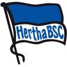 Wandtattoo WALL-ART "Hertha BSC Logo Fahne" Wandtattoos Gr. B/H/T: 80 cm x 75 cm x 0,1 cm, -, bunt (mehrfarbig) Wandtattoos Sprüche