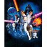 KOMAR Vliestapete "Star Wars Poster Classic 1" Tapeten Gr. B/L: 200 m x 250 m, Rollen: 1 St., bunt Vliestapeten