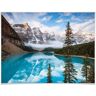 Poster WALL-ART "Banff Nationalpark Kanada" Bilder Gr. B/H/T: 120 cm x 100 cm x 0,1 cm, Kanada, 1 St., bunt Poster