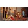 Wandbild ARTLAND "Tanz im Harem." Bilder Gr. B/H: 60 cm x 30 cm, Leinwandbild Gruppen & Familien, 1 St., bunt Kunstdrucke