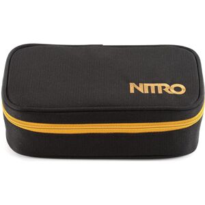 Nitro Federtasche NITRO "Pencil Case XL, Golden Black" schwarz (schwarz, gelb) Kinder Schreibgeräteetuis Federmäppchen