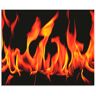 Küchenrückwand ARTLAND "Feuer 2 - Flammen" Spritzschutzwände Gr. B/H: 80 cm x 65 cm, schwarz Küchendekoration
