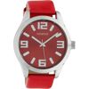 Quarzuhr OOZOO C10237 Armbanduhren rot Damen Quarzuhren Armbanduhr, Damenuhr