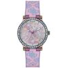 Quarzuhr GUESS LOTUS Armbanduhren rosa (rosa, hellblau) Damen Quarzuhren Armbanduhr, Damenuhr