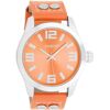 Quarzuhr OOZOO Armbanduhren orange Damen Quarzuhren Armbanduhr, Damenuhr, Herrenuhr