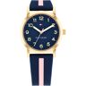 Quarzuhr TOMMY HILFIGER "SPORT, 1720037" Armbanduhren blau (dunkelblau, rosa) Kinder Kinderuhren Kinderuhr, Armbanduhr, Lernuhr, Mädchen, Schulanfang, Geschenkidee