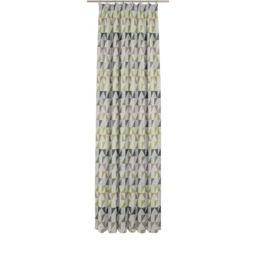 Wirth Vorhang WIRTH „Berlare“ Gardinen Gr. 375 cm, Kräuselband, 132 cm, grün Kräuselband nach Maß