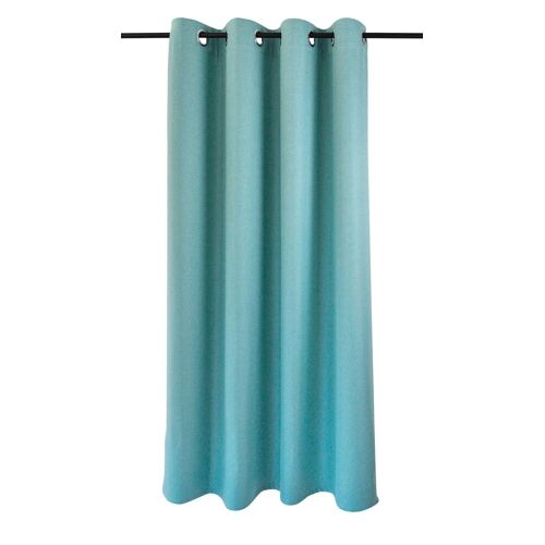 heine home Vorhang, (1 St.) 225 cm, Ösen, 140 cm blau Vorhang Blickdichte Vorhänge Gardinen