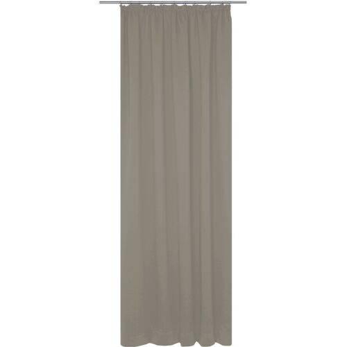 Wirth Vorhang WIRTH „Dim out“ Gardinen Gr. 365 cm, Kräuselband, 142 cm, grau (taupe) Kräuselband nach Maß