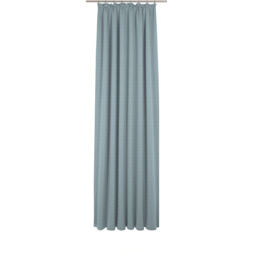 Wirth Vorhang WIRTH „Torbole“ Gardinen Gr. 265 cm, Kräuselband, 132 cm, blau Kräuselband nach Maß