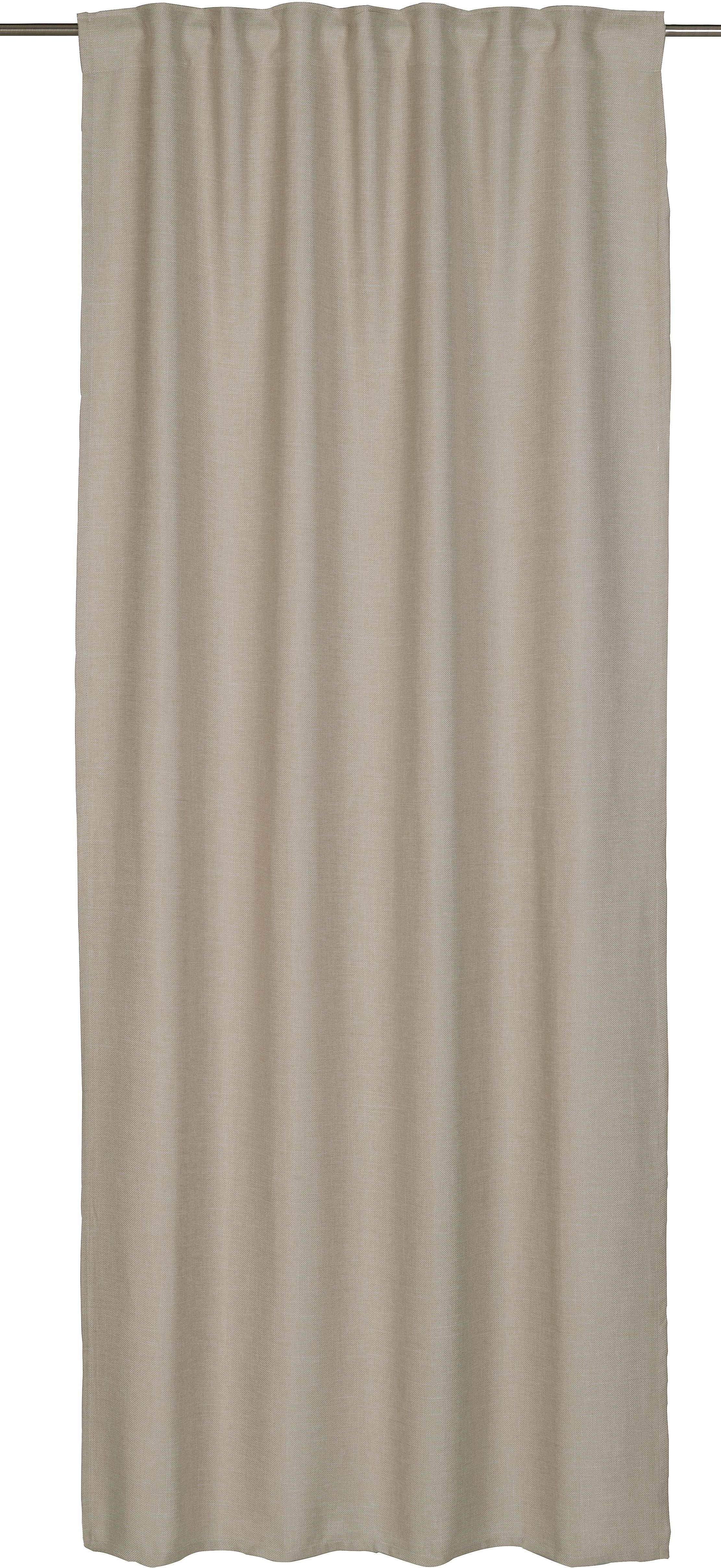 Gardine BARBARA HOME COLLECTION "Barbara" Gardinen Gr. 255 cm, Multifunktionsband, 140 cm, beige Esszimmergardinen