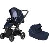 Kombi-Kinderwagen HARTAN Topline 4.0 GTS blau (navy stripes) Baby Kinderwagen Kombikinderwagen