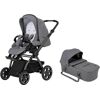 Kombi-Kinderwagen HARTAN Topline 4.0 GTS grau (little zoo) Baby Kinderwagen Kombikinderwagen