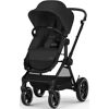 Kombi-Kinderwagen CYBEX Eos Lux, moon black schwarz (moon black) Baby Kinderwagen Kombikinderwagen