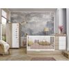 Babymöbel-Set GALIPETTE Sasha Schlafzimmermöbel-Sets Gr. ohne Matratze, weiß (ws, ei bocage) Baby Baby-Bettsets